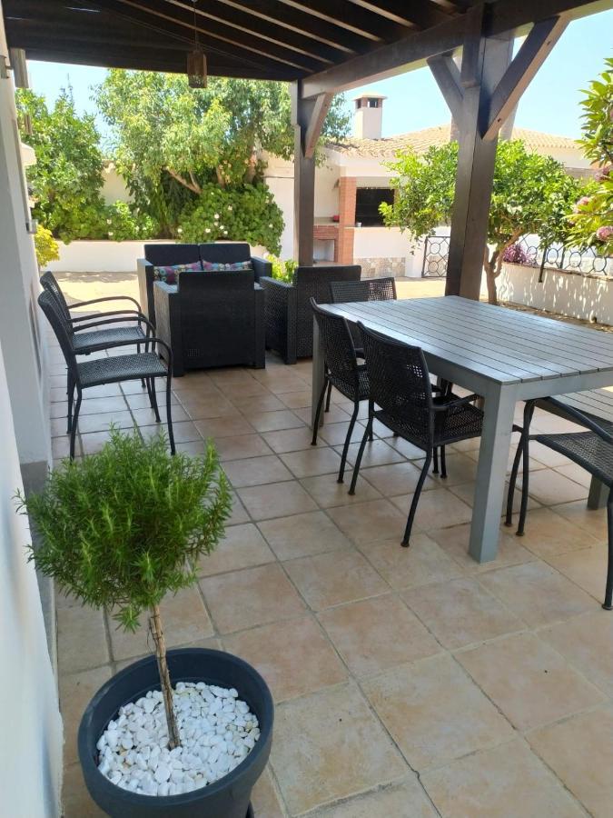 Villa Candela en Benajarafe piscina privada Bagian luar foto