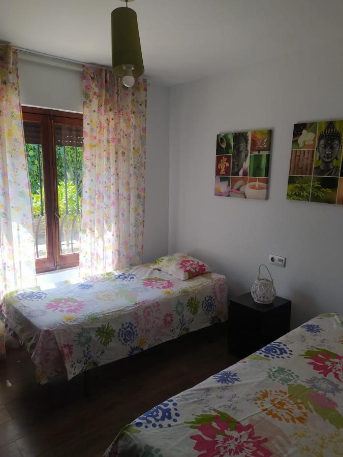 Villa Candela en Benajarafe piscina privada Bagian luar foto
