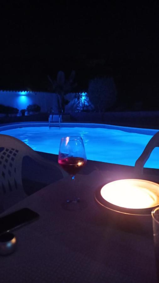 Villa Candela en Benajarafe piscina privada Bagian luar foto